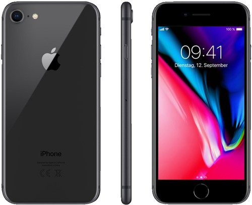 Apple iphone go - 8, gris